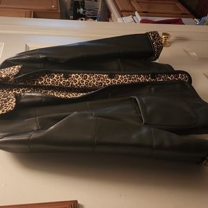 Leather jacket,  size m